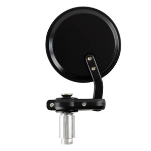 Oxford Bar End Mirrors - Pair - Black