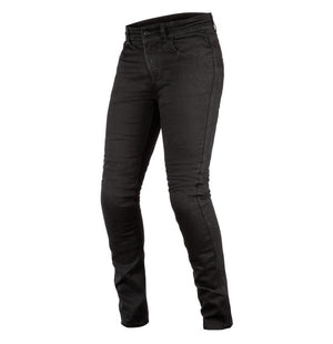 Rjays Ladies Reinforced 2.0 Stretch Slim Jeans - Short Leg - Black