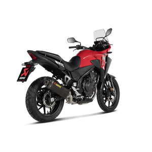 Akrapovic Carbon Slip On Muffler - Honda CB400 CB500X NX500 CB500F CB500 Hornet CBR400 CBR500R 2024