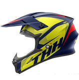 THH Adult Large - T710X MX Airtech Helmet - Blue/Yellow