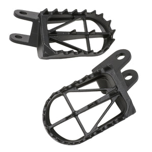 Zeta Wide Chromoly Mid Footpegs - Honda CRF1000 XR400 XR600 XR650