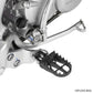 Zeta Wide Chromoly Mid Footpegs - Honda XR250R XR400R