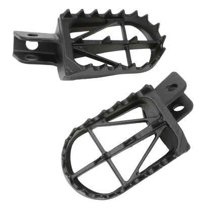 Zeta Wide Chromoly Mid Footpegs - Kawasaki KLX110
