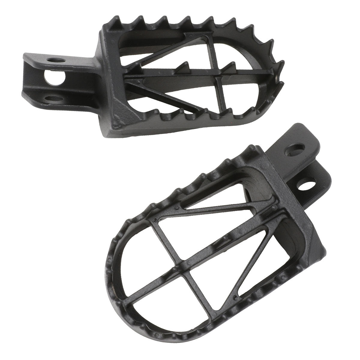 Zeta Wide Chromoly Mid Footpegs - Kawasaki KLX110