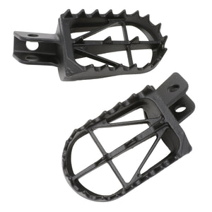 Zeta Wide Chromoly Mid Footpegs - Kawasaki KLX110