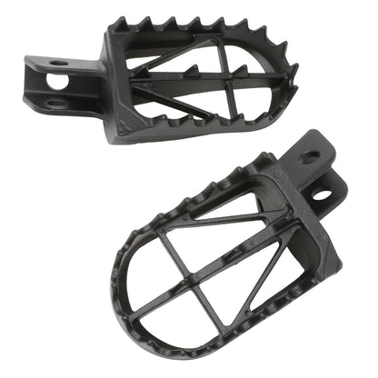 Zeta Wide Chromoly Mid Footpegs - Kawasaki KLX110
