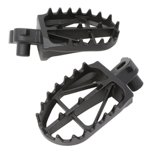 Zeta Ultra Wide Chromoly Mid Footpegs - Yamah YZ YZF WR FX