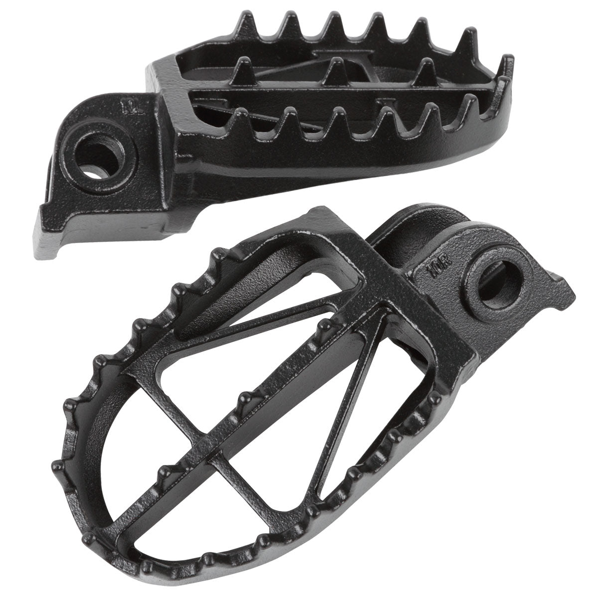 Zeta Ultra Wide Chromoly Mid Footpegs - Husqvarna Beta GasGas KTM