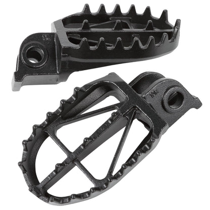 Zeta Ultra Wide Chromoly Mid Footpegs - Husqvarna Beta GasGas KTM