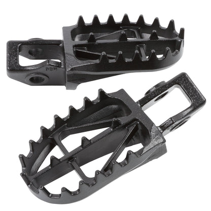Zeta Ultra Wide Chromoly Mid Footpegs - KTM Husqvarna GasGas