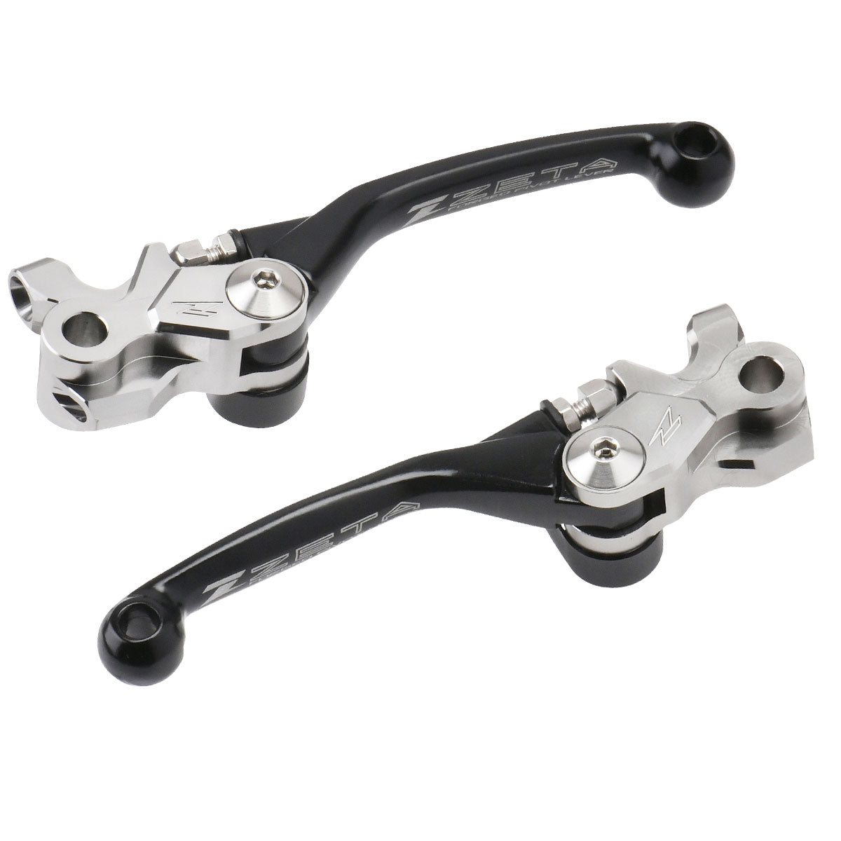 Zeta Pivot Lever Set FP - Braketec - GasGas Husqvarna - Black