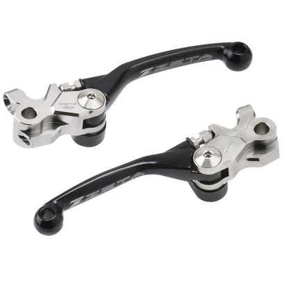 Zeta Pivot Lever Set FP - Braketec - GasGas Husqvarna - Black