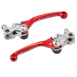 Zeta Pivot Lever Set FP - Braketec - GasGas Husqvarna - Red