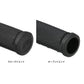 Zeta 1/2 Waffle Dirt Grips - Closed End - Red