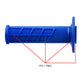 Zeta 1/2 Waffle Dirt Grips - Closed End - Gray