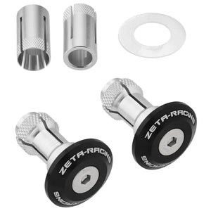 Zeta Handlebar End Plugs - 29mm - Pair - Black