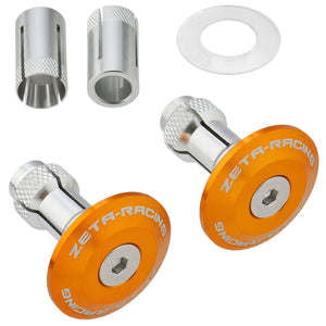 Zeta Handlebar End Plugs 35mm - Pair - Gold