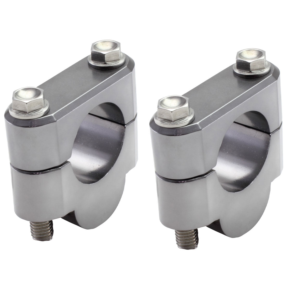 Zeta 19mm Handlebar Riser - Fat Bar to Fat Bar - Titanium