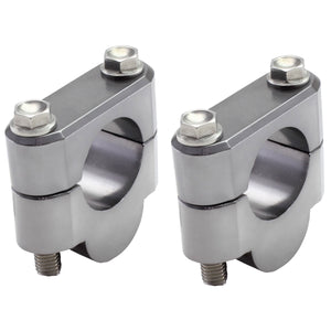 Zeta 19mm Handlebar Riser - Fat Bar to Fat Bar - Titanium