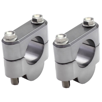 Zeta 19mm Handlebar Riser - Fat Bar to Fat Bar - Titanium