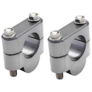 Zeta 19mm Handlebar Riser - Fat Bar to Fat Bar - Titanium