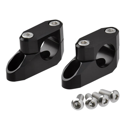 Zeta Offset Handlebar Riser 26mm - Fatbar To Fatbar - Black