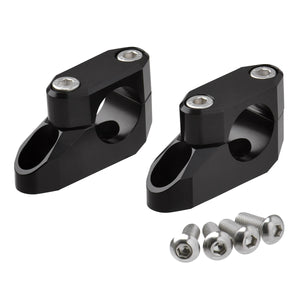 Zeta Offset Handlebar Riser 26mm - Fatbar To Fatbar - Black