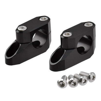 Zeta Offset Handlebar Riser 26mm - Fatbar To Fatbar - Black