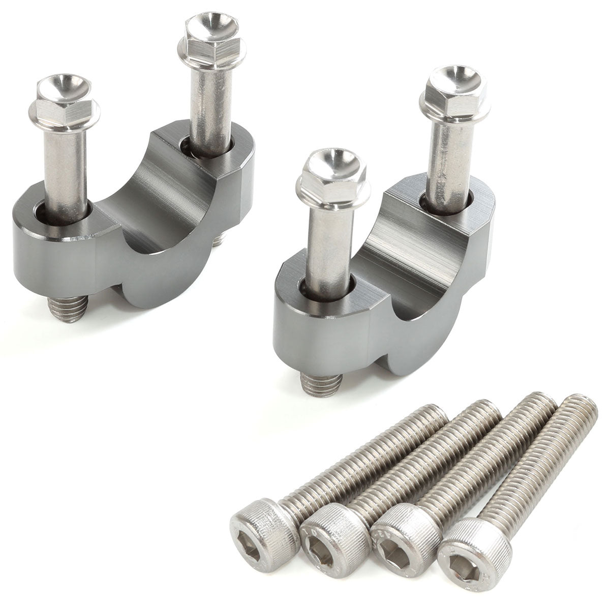 Zeta 14mm Handlebar Riser - 7/8 To 7/8 - Titanium