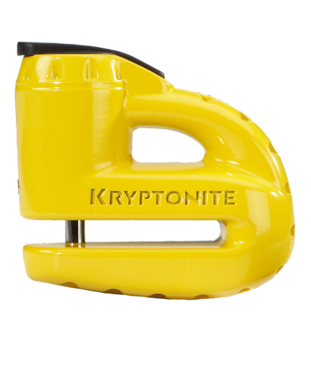 Kryptonite Keeper Micro Disc Lock - With Reminder Cable - Yellow