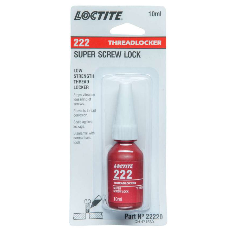 Loctite 222 Low Strength Threadlocker 10ml
