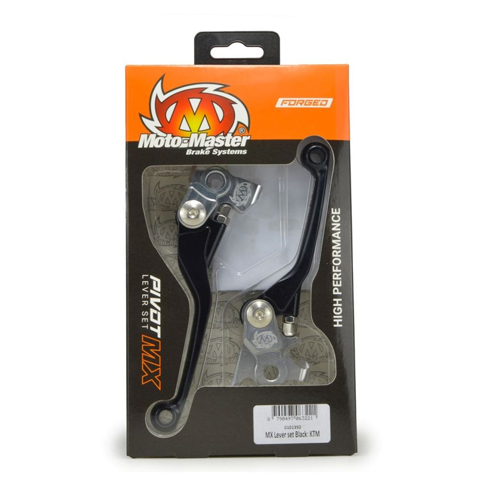 Moto Master MX Pivot Lever Set - Suzuki - Black