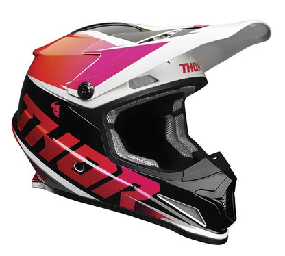 Thor Adult Sector MX Helmet - Fader Orange Magenta S22