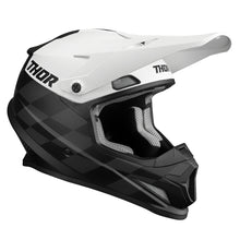 Load image into Gallery viewer, Thor Adult Sector MX Helmet - Birdrock Black White S22