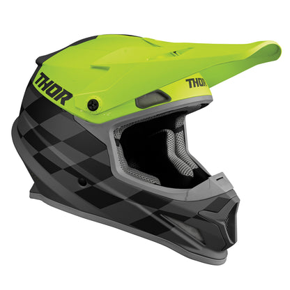 Thor Adult Sector MX Helmet - Birdrock Grey Acid S22