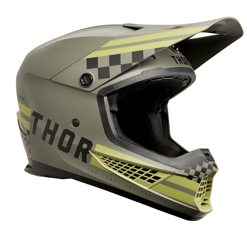 Thor Sector 2 Adult MX Helmet - Combat Army/Black