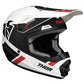 Thor Youth Sector MX MIPS Helmet - Slit White Black S22