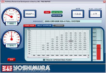 Load image into Gallery viewer, YOSHIMURA EMS PIM2 Unit has an easy to read screen, which is intuitive and logical with a full range mapping every 500rpm at 10% throttle intervals and connects to your laptop or computer via USB cable to limitless custom tuning