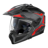 Nolan N70-2 X Adventure Helmet - Flat grey / red