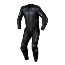 Load image into Gallery viewer, RST S1 LEATHER SUIT [BLACK/GREY/NEON BLUE]