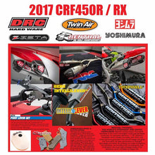 Load image into Gallery viewer, We have a range of items that fit the 2017-2018 CRF450R/RX as at 3 March 2017