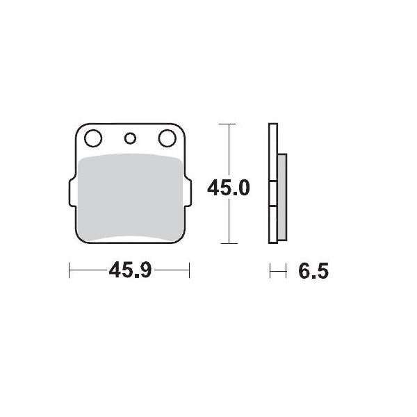 BRAKE PAD  MOTO MASTER SINTRE FRONT PAD FOR HONDA REAR FOR SUZUKI YAMAHA KTM FREERIDE