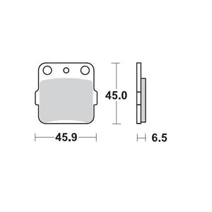 BRAKE PAD  MOTO MASTER SINTRE FRONT PAD FOR HONDA REAR FOR SUZUKI YAMAHA KTM FREERIDE