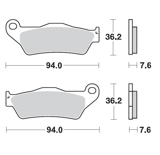 BRAKE PADS FRONT MOTO MASTER RACING GP FOR GASGAS HUSABERG HUSQVARNA KTM SHERCO YAMAHA