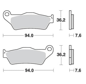 BRAKE PADS FRONT MOTO MASTER RACING GP FOR GASGAS HUSABERG HUSQVARNA KTM SHERCO YAMAHA