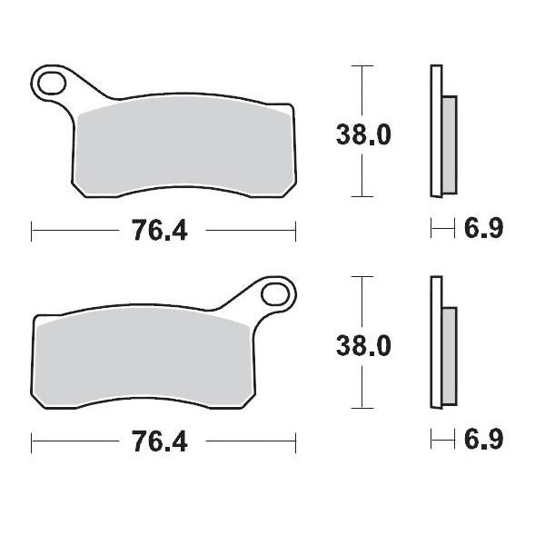 *BRAKE PADS MOTO MASTER KTM 450XC 08-10 505SX ATV 10-13 525XC 08-13