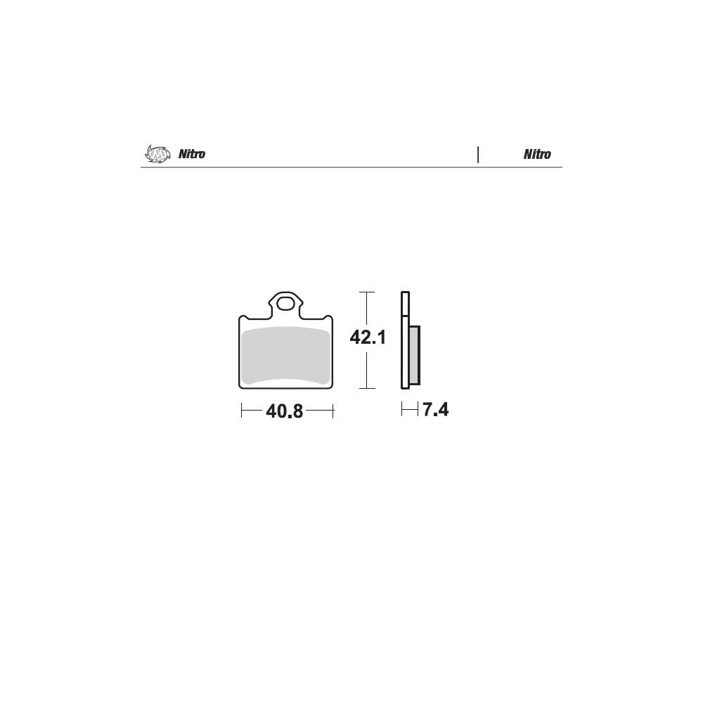 BRAKE PADS REAR MOTO MASTER NITRO FOR HUSQVARNA KTM FREERIDE