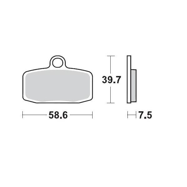 BRAKE PADS FRONT MOTO MASTER NITRO SPORT HUSQVARNATC 85 14-21 KTM 85SX 12-21 FREERIDE 250-350 14-21