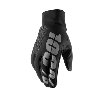 100% Hydromatic Waterproof Brisker MX Gloves - Black