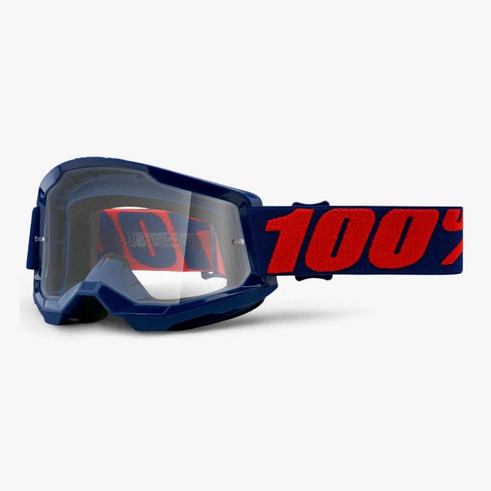 100% Strata 2 Adult Goggles - Masego - Clear Lens